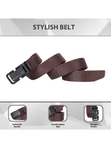 LOOPA Men Pack Of 2 Textured Belt