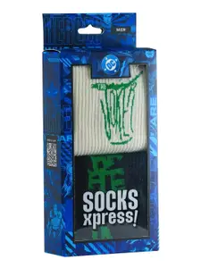 SocksXpress Justice League Joker Pack of 2 Men Crew Socks