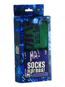 SocksXpress Justice League Joker Pack of 2 Men Crew Socks