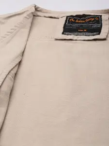 The Indian Garage Co Sleeveless Pure Cotton Tailored Jacket