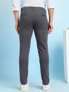 Dennis Lingo Men Solid Straight Fit Chinos Trousers