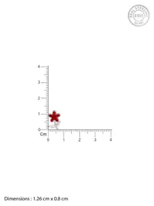 GIVA Girls 925 Silver Rhodium-Plated Flower Pendant with Chain