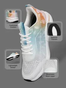 CULT Men Xypher Running Shoes -White/Orange