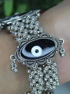 SZN German Silver Oxidised Bangle