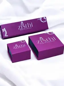 Zisthi 925 Sterling Silver Cubic Zirconia Studded Heart Shaped Pendant With Chain