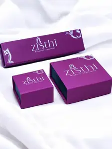 Zisthi 925 Sterling Silver Cubic Zirconia Studded Butterfly Shaped Pendant With Chain