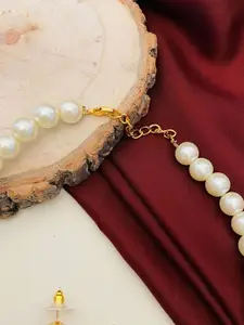 Anouk Gold-Plated Pearls Beaded Necklace