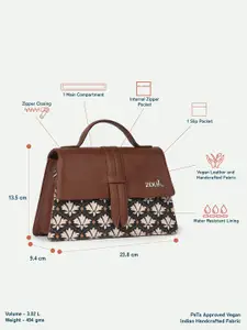 ZOUK Kriti Sanon - Bidri Kaiser Iconic Evening Structured Satchel