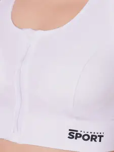 PLUMBURY Women Full Coverage Lightly Padded Workout Bra