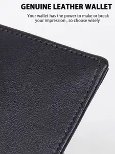 Provogue Men Textured Two Fold Wallet
