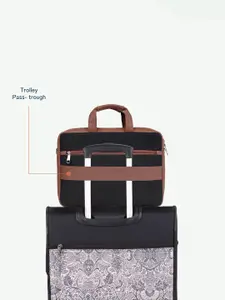 ZOUK Unisex Arin Laptop Bag Mughal Motif