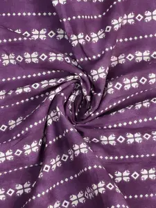 Biba Floral Printed Pure Cotton Unstitched Dress Material