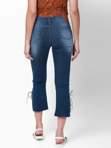 Tokyo Talkies Women Blue Slim Fit Mid-Rise Clean Look Stretchable Jeans