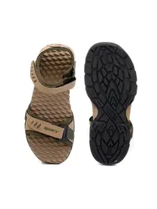 Sparx Women Brown Solid Sports Sandals