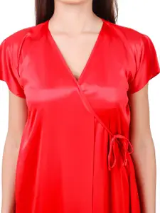 Fasense Women Red Nightdress ED009C3