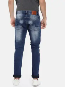 SPYKAR Men Blue Tapered Fit Low-Rise Clean Look Stretchable Jeans