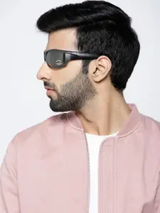 Fastrack Men Polarised Rectangle Sunglasses NBP223GR3P