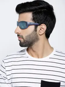 Fastrack Men UV Protected Rectangle Sunglasses NBP374BK1I