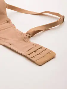 Zivame Underwired Lightly Padded Balconette Bra ZI1134CORE0NUDE