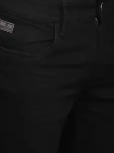 WROGN Men Black Skinny Fit Mid-Rise Clean Look Stretchable Jeans