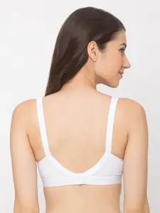 Candyskin White Solid Non-Wired Non Padded Everyday Bra CSB201WH