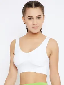 C9 AIRWEAR Seamless Full Coverage Non Padded Breathable Workout Bra- All Day Comfort