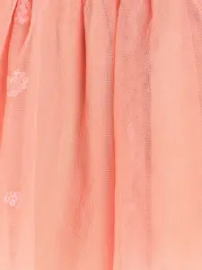 MINI KLUB MINIKLUB Girls Pink Solid Flared Skirt