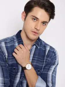 French Connection Men White Analogue Watch FC1278TRG_HPOR11