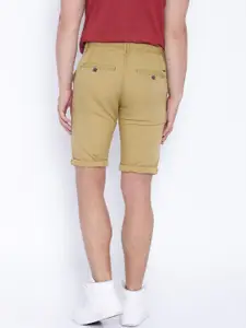 Celio Khaki Linen Shorts