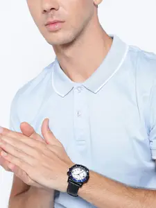 maxima Men White Analogue Watch O-45845LPGW