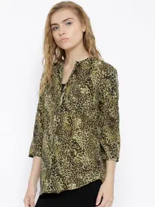 Sera Women Green Printed Top
