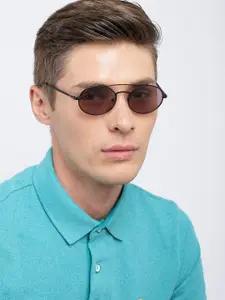 Fastrack Men Oval Sunglasses M209PR4
