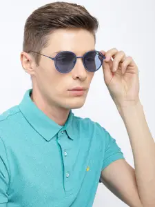 Fastrack Men Oval Sunglasses M201BU2