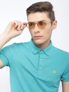 Fastrack Men Oval Sunglasses M209BR2