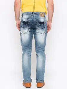 SPYKAR Men Blue Skinny Fit Low-Rise Low Distress Jeans
