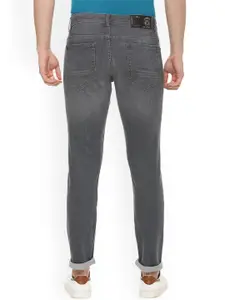 Allen Solly Men Grey Slim Fit Mid-Rise Clean Look Stretchable Jeans
