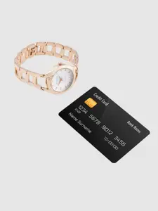 GIORDANO Women White Analogue Watch C2201-22