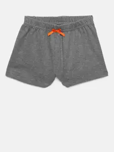 mackly Girls Grey & Multicoloured Printed Night suit S5-14-7-8 yrs