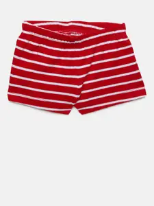 mackly Girls White Printed Night suit