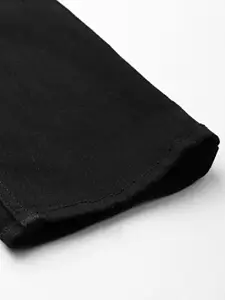 Wrangler Men Black Millard Relaxed Fit Mid-Rise Clean Look Stretchable Jeans