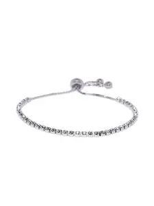 Peora Alloy Silver-Plated Multistrand Bracelet