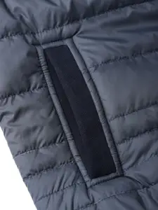 The Roadster Lifestyle Co Men Navy Blue Solid Padded Jacket