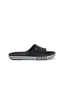 Crocs Men Black Solid Sliders