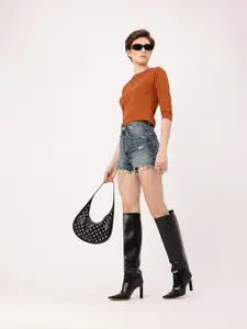 The Roadster Life Co. Urban Chic Grunge Vibes Styled Back Top