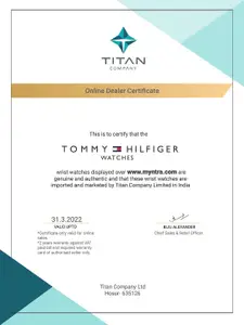 Tommy Hilfiger Men Black Analogue Watch TH1791506