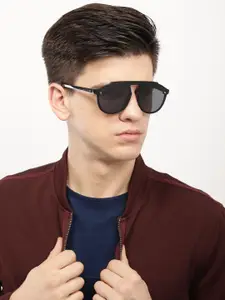 Fastrack Men Oval Sunglasses P441BK1