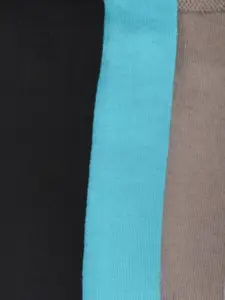 VINENZIA Men Pack of 3 Solid Calf-Length Socks