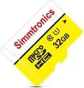 Simmtronics SDHC 32GB MicroSD Card Class 10 90 MB/s Memory Card