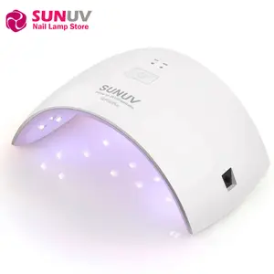 Original SUNUV SUN9C Plus UV LED Nail lamp 18 LEDs Nail dryer for All Gels with 30s/60s button Perfect Thumb Solution 36W Pink