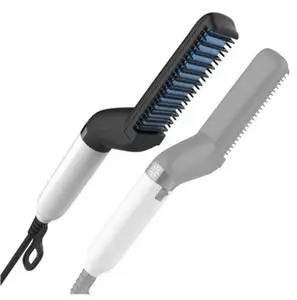 Epack Multifunctional Hair Comb Curling Iron Hair Volumize Flatten Side Straighten Hair Curler Show Cap Quick Styling Tool
